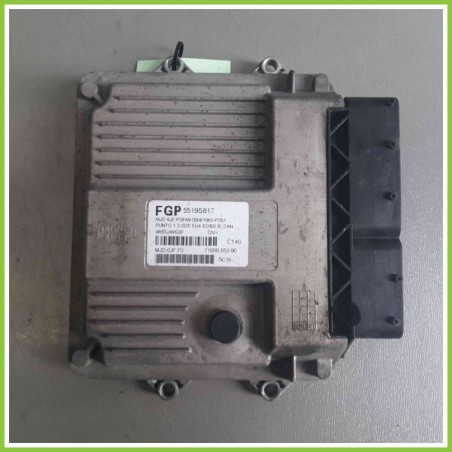Centralina Motore Iniezione ECU MAGNETI MARELLI MJD6JF.P3 FIAT PUNTO 2U 1.3 MJ 16V ACTUAL 55195817 Diesel 2003 2007