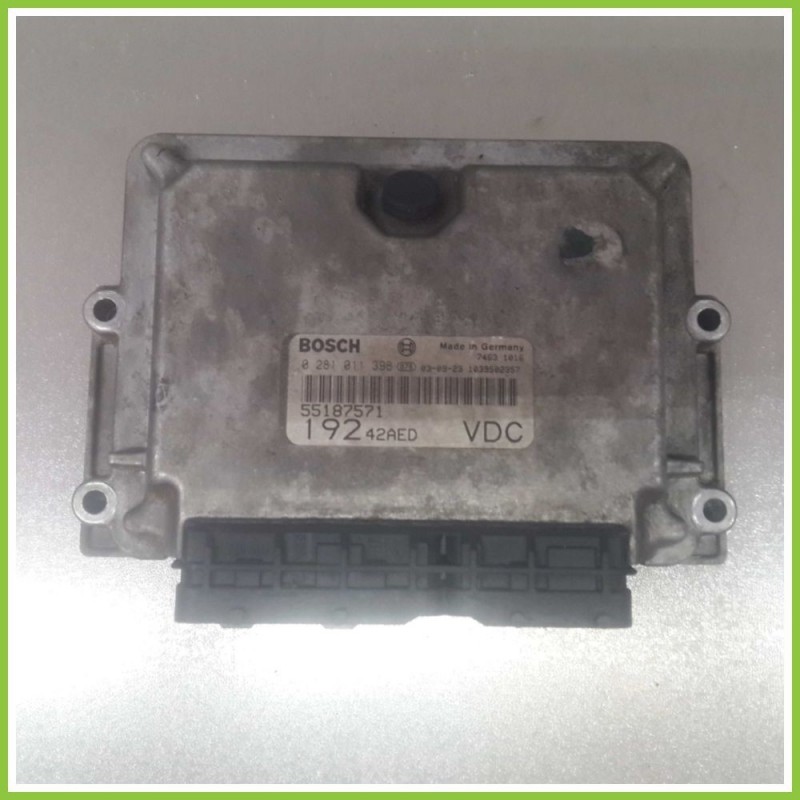 Centralina Motore Iniezione ECU BOSCH 0281011398 FIAT STILO 2C 55187571 192A1000