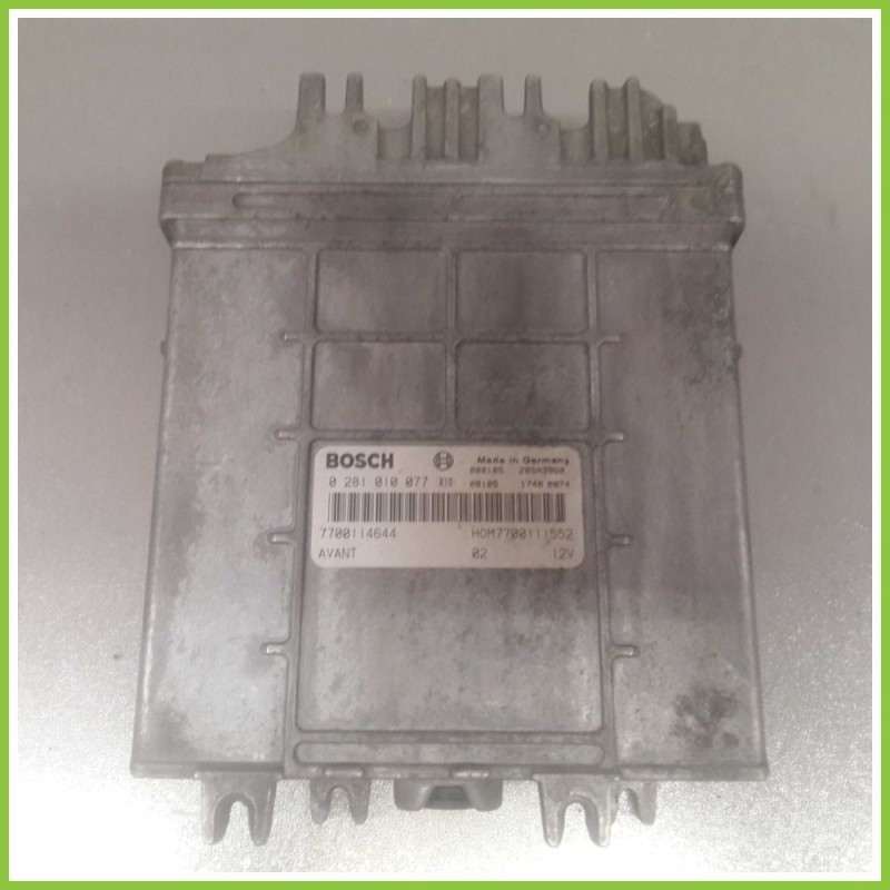 Centralina Motore Iniezione ECU BOSCH 0281010077 RENAULT SCENIC 7700114644 F9QA7