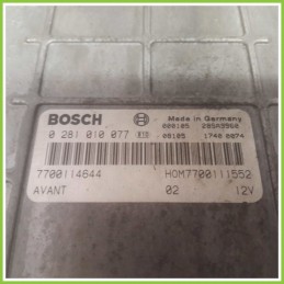 Centralina Motore Iniezione ECU BOSCH 0281010077 RENAULT SCENIC 7700114644 F9QA7
