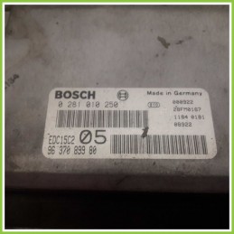 Centralina Motore Iniezione ECU BOSCH 0281010250 PEUGEOT 206 9637089980 RHY