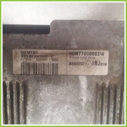 Centralina Motore Iniezione ECU SIEMENS S113722102C RENAULT LAGUNA 1a Serie 7700102309 N7QD7