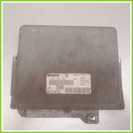 Centralina Motore Iniezione ECU BOSCH 261204788 CITROEN SAXO 1.1 44kw 9631528780 1996 1999