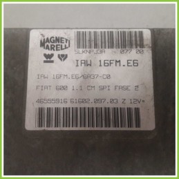 Centralina Motore Iniezione ECU MAGNETI MARELLI IAW16FM.E6 FIAT SEICENTO 1E 46559156 176B2000