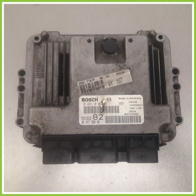 Centralina Motore Iniezione ECU BOSCH 0281010707 PEUGEOT 206 9641758080 8HX