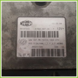 Centralina Motore Iniezione ECU MAGNETI MARELLI IAW4AF.M9 FIAT SEICENTO 1E 55187372 187A1000