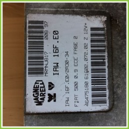 Centralina Motore Iniezione ECU MAGNETI MARELLI IAW16F.E0 FIAT CINQUECENTO NM 46475180