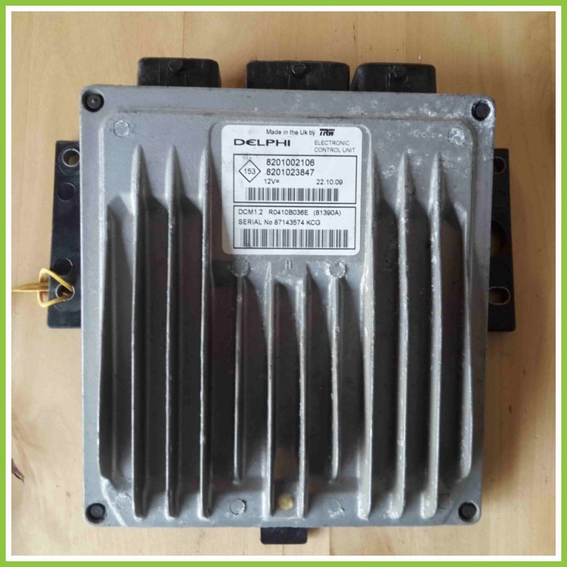 Centralina Motore Iniezione ECU DELPHI DCM1.2 DACIA SANDERO 8201002106 K9KK7