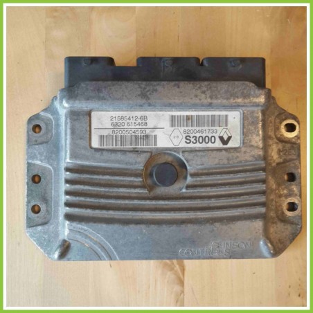 Centralina Motore Iniezione ECU JOHNSON CONTROLS 21585412-6B RENAULT CLIO 3a Serie 1.4 16V 72kw 8200504593 2005 2009