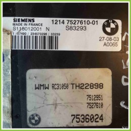 Centralina Motore Iniezione ECU SIEMENS S118012001N MINI MINI R50/R53 7536024 W10B16A