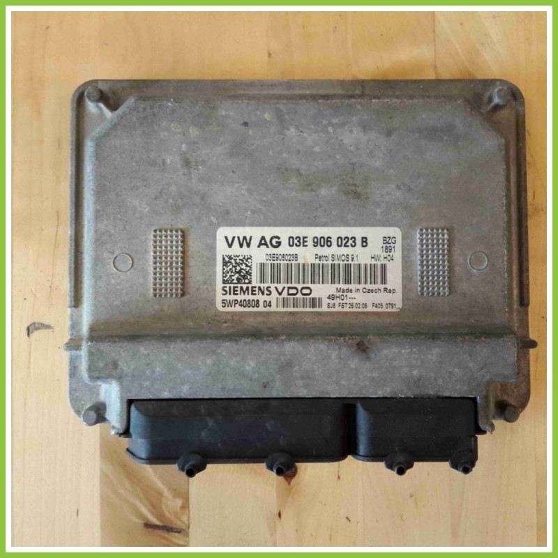 Centralina Motore Iniezione ECU SIEMENS 5WP4080804 SKODA FABIA -54 AG03E906023B BZG