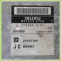 Centralina Motore Iniezione ECU DENSO 275800-2181 OPEL SIGNUM Z03 24451764 Y30DT