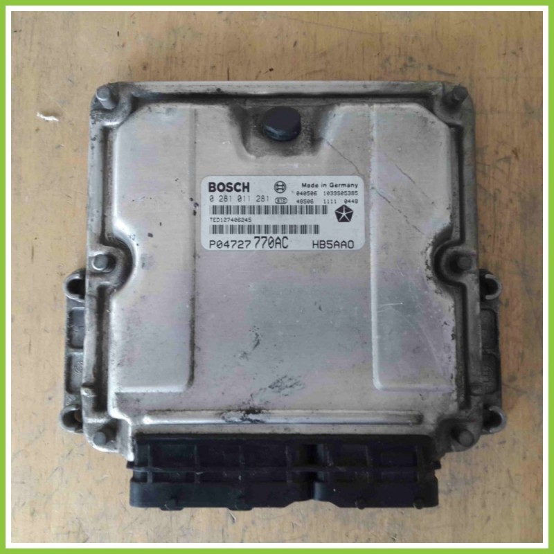 Centralina Motore Iniezione ECU BOSCH 0281011281 CHRYSLER VOYAGER/GRAND VOYAGER TED127406245 2.8L