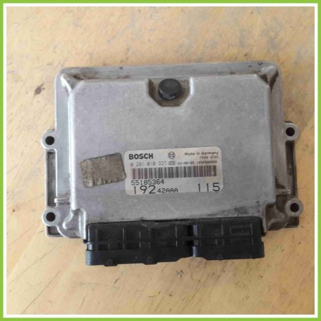 Centralina Motore Iniezione ECU BOSCH 0281010337 FIAT STILO 2C 1.9 JTD 85kw 55185361 2001 2003