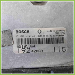 Centralina Motore Iniezione ECU BOSCH 0281010337 FIAT STILO 2C 55185364 192A1000