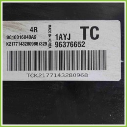 Centralina Motore Iniezione ECU CHEVROLET 1AYJ96376652 CHEVROLET (DAEWOO) KALOS T200 S010016040A9 B12S1