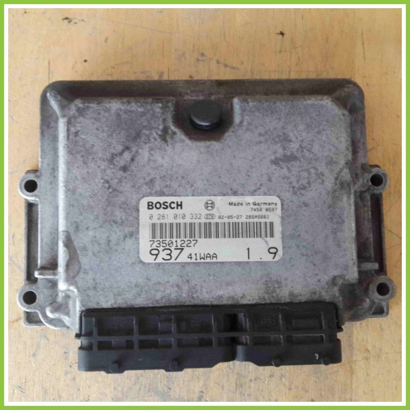 Centralina Motore Iniezione ECU BOSCH 0281010332 ALFA ROMEO 147 W8 73501224 937A2000