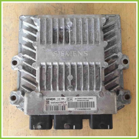 Centralina Motore Iniezione ECU SIEMENS 5WS40110C-T CITROEN C3 1a Serie 1.4 50kw 9653447480 2002 2005