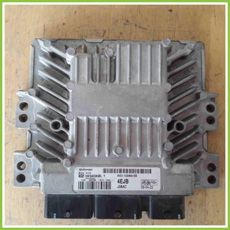 Centralina Motore Iniezione ECU CONTINENTAL 5WS4058B-T FORD FIESTA CB1 8V21-12A650-EB F6JD