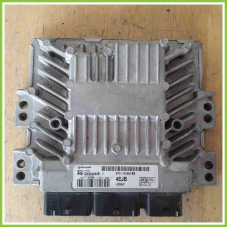 Centralina Motore Iniezione ECU CONTINENTAL 5WS4058B-T FORD FIESTA CB1 1.4 TDCI 8V21-12A650-EB Diesel 2008