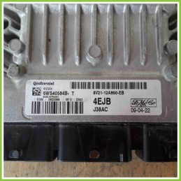 Centralina Motore Iniezione ECU CONTINENTAL 5WS4058B-T FORD FIESTA CB1 8V21-12A650-EB F6JD
