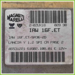 Centralina Motore Iniezione ECU MAGNETI MARELLI IAW16F.ET LANCIA Y 46531221 840A3000