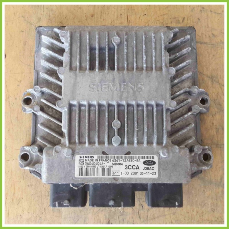 Centralina Motore Iniezione ECU SIEMENS 5WS40404A-T FORD FUSION CBK 6S61-12A650-FH F6JB