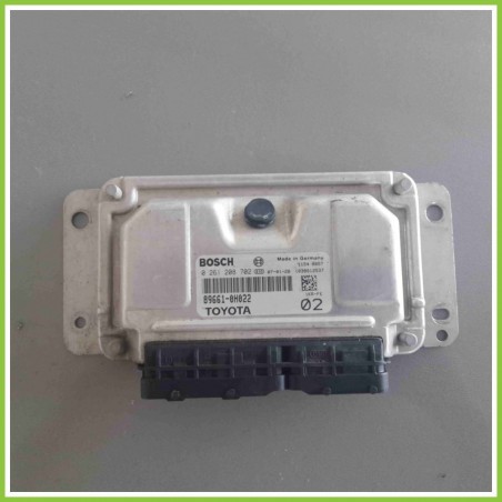 Centralina Motore Iniezione ECU BOSCH 0261208702 PEUGEOT 107 1.0 89661-0H022 Benzina 2005