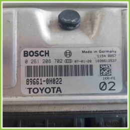 Centralina Motore Iniezione ECU BOSCH 0261208702 PEUGEOT 107 89661-0H022 1KR