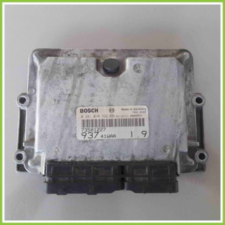 Centralina Motore Iniezione ECU BOSCH 0281010332 ALFA ROMEO 147 W8 1.9 JTD CONNECT 73501227 Diesel 2000 2006