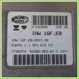 Centralina Motore Iniezione ECU MAGNETI MARELLI IAW16F.EB FIAT PUNTO 1a Serie 7795574 176B2000