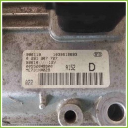 Centralina Motore Iniezione ECU BOSCH 0261207727 ALFA ROMEO 147 W8 55204990 AR37203