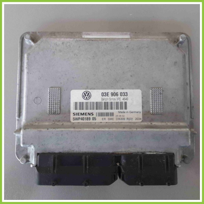 Centralina Motore Iniezione ECU SIEMENS 5WP4018905 VOLKSWAGEN POLO 9N 03E906033 AZQ