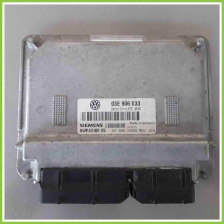 Centralina Motore Iniezione ECU SIEMENS 5WP40189-05 VOLKSWAGEN POLO 9N 1.2 12V 47kw 03E906033 2001 2005