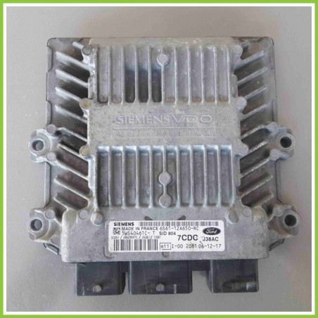 Centralina Motore Iniezione ECU SIEMENS 5WS40461C-T FORD FUSION CBK 1.4 TDCI 6S61-12A650-RC Diesel 2002