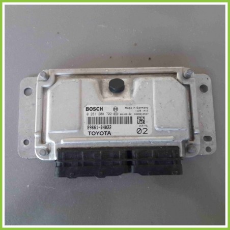 Centralina Motore Iniezione ECU BOSCH 0261208702 PEUGEOT 107 1.0 89661-0H022 Benzina 2005