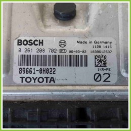Centralina Motore Iniezione ECU BOSCH 0261208702 PEUGEOT 107 89661-0H022