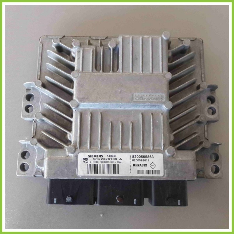 Centralina Motore Iniezione ECU SIEMENS S122326109A RENAULT MEGANE 2a Serie 8200565863 K9KP7