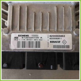 Centralina Motore Iniezione ECU SIEMENS S122326109A RENAULT MEGANE 2a Serie 8200565863 K9KP7