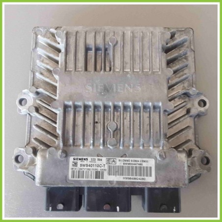Centralina Motore Iniezione ECU SIEMENS 5WS40110C-T CITROEN C3 1a Serie 1.4 HDI 9653447380 Diesel 2002 2005