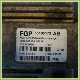 Centralina Motore Iniezione ECU MAGNETI MARELLI MJD6JO.S5 SUZUKI SWIFT 55195173 Z13DT