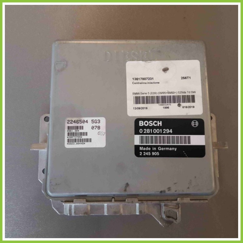 Centralina Motore Iniezione ECU BOSCH 0281001294 BMW Serie 5 E39 2245905 256T1