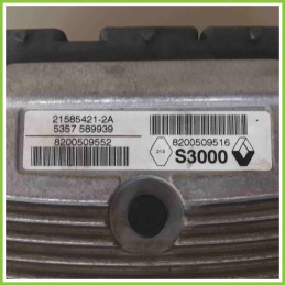 Centralina Motore Iniezione ECU JOHNSON CONTROLS 21585421-2A RENAULT MEGANE 2a Serie 8200509516 K4MC8