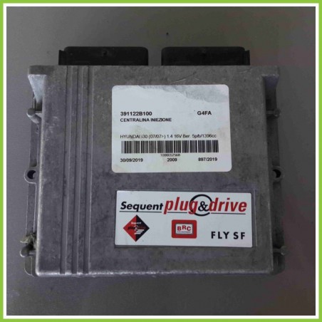 Centralina Motore Iniezione ECU BRC 31001 HYUNDAI i30 1.4 16V 67R011002 Benzina 2007