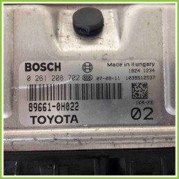 Centralina Motore Iniezione ECU BOSCH 0261208702 TOYOTA AYGO 1a Serie 896610H022 1KRFE