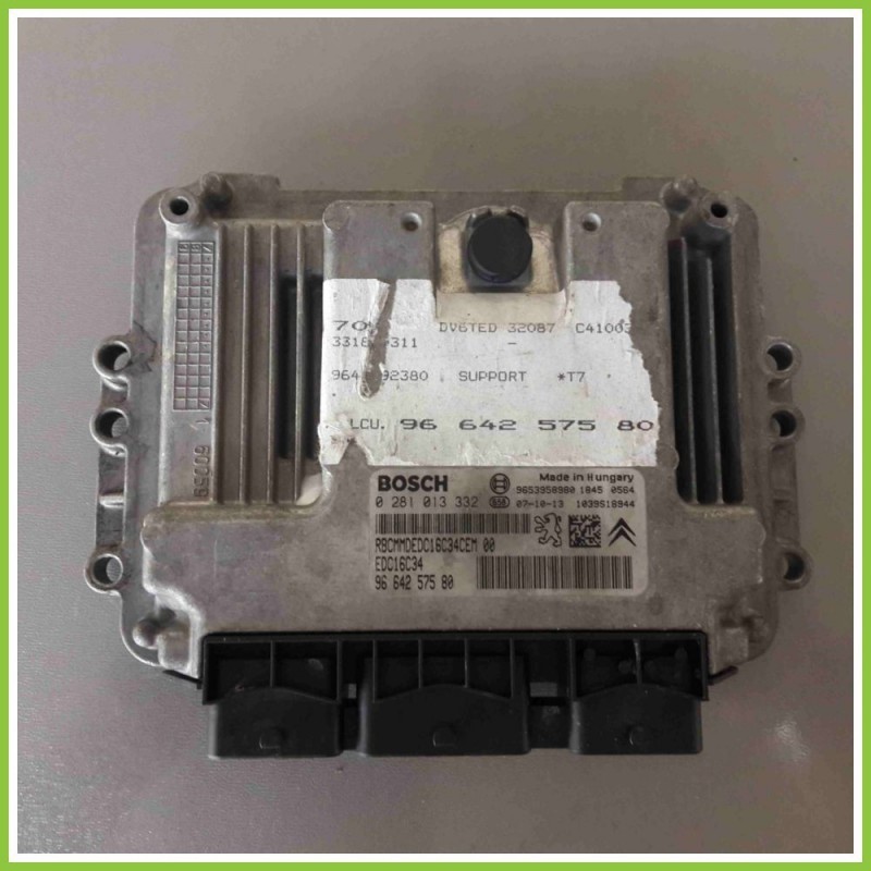 Centralina Motore Iniezione ECU BOSCH 0281013332 PEUGEOT 308 9664257580 9HZ