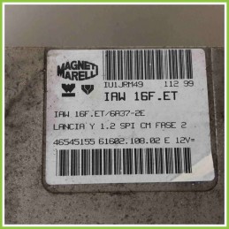 Centralina Motore Iniezione ECU MAGNETI MARELLI IAW16F.ET LANCIA Y 46545155 840A3000