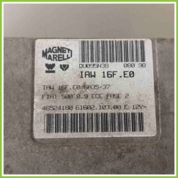 Centralina Motore Iniezione ECU MAGNETI MARELLI IAW16F.E0 FIAT CINQUECENTO NM 46524180 1170A1046
