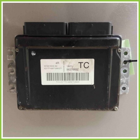 Centralina Motore Iniezione ECU DAEWOO S010016040A9 CHEVROLET (DAEWOO) KALOS T200 1.2 53kw 96376652 2005 2008