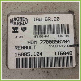 Centralina Motore Iniezione ECU MAGNETI MARELLI IAW6R.20 RENAULT TWINGO 1a Serie 7700856784 C3GA7